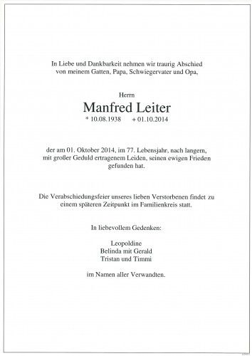 Manfred Leitner