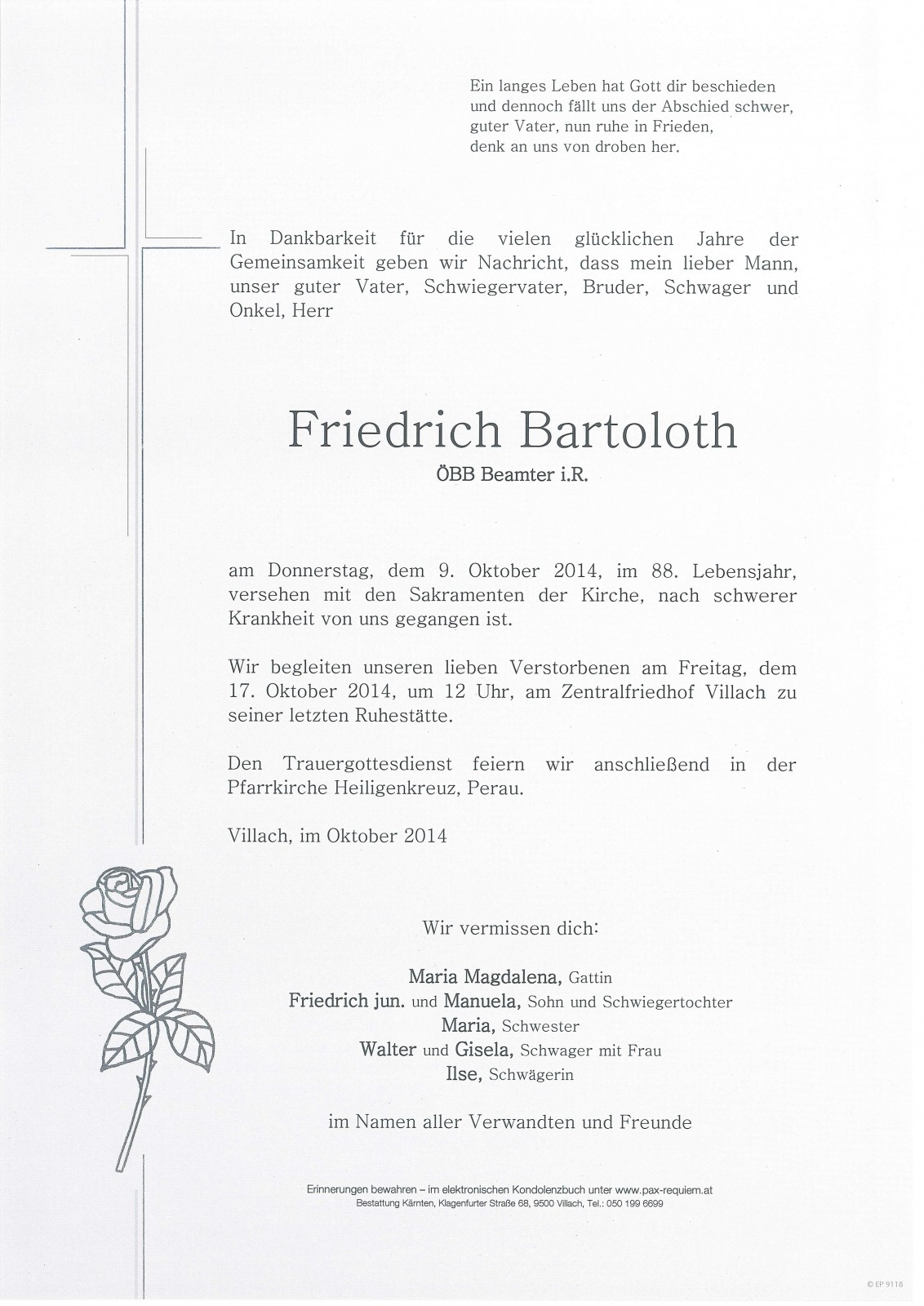 Parte Friedrich Batoloth