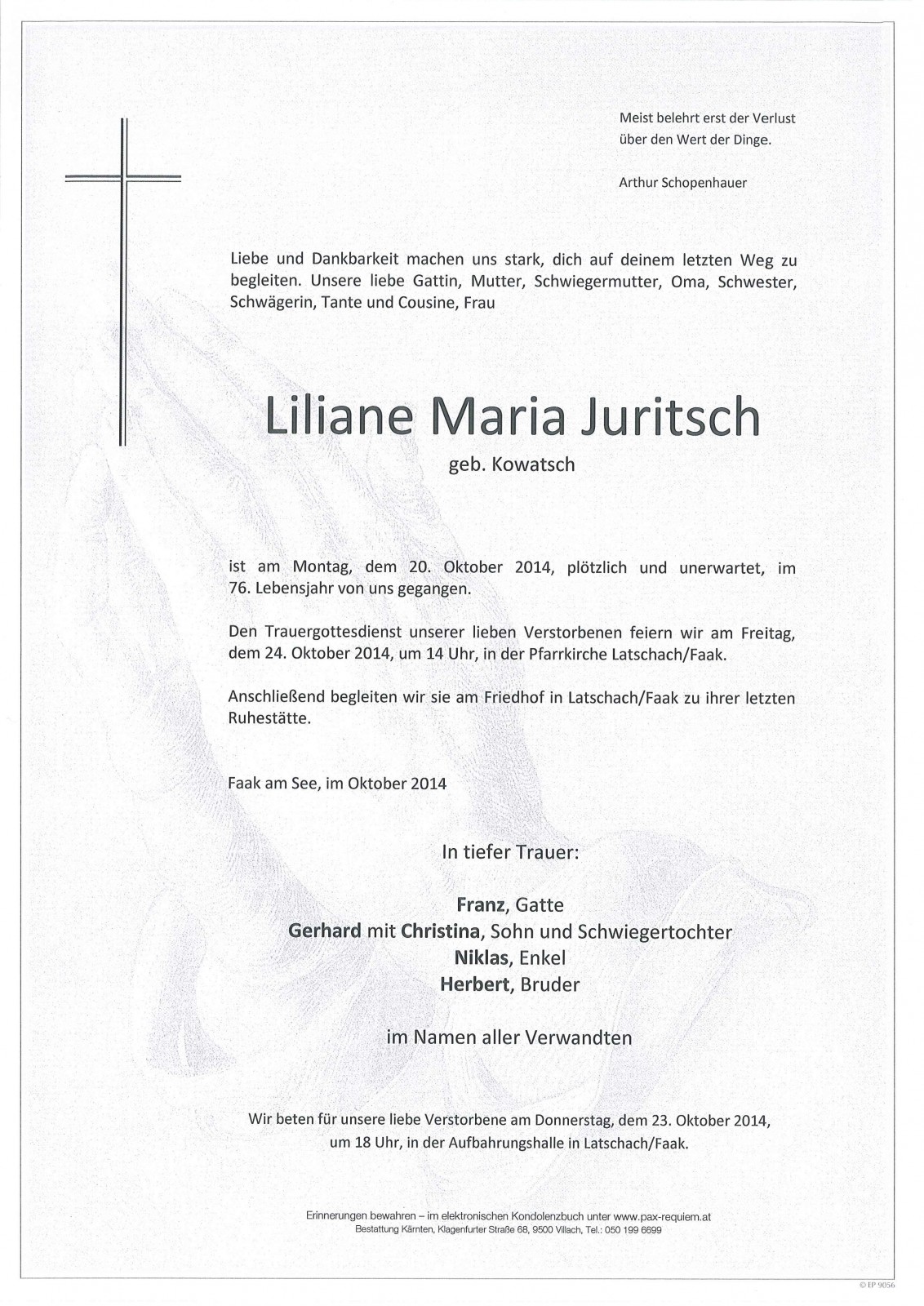 Parte Liliane Maria Juritsch