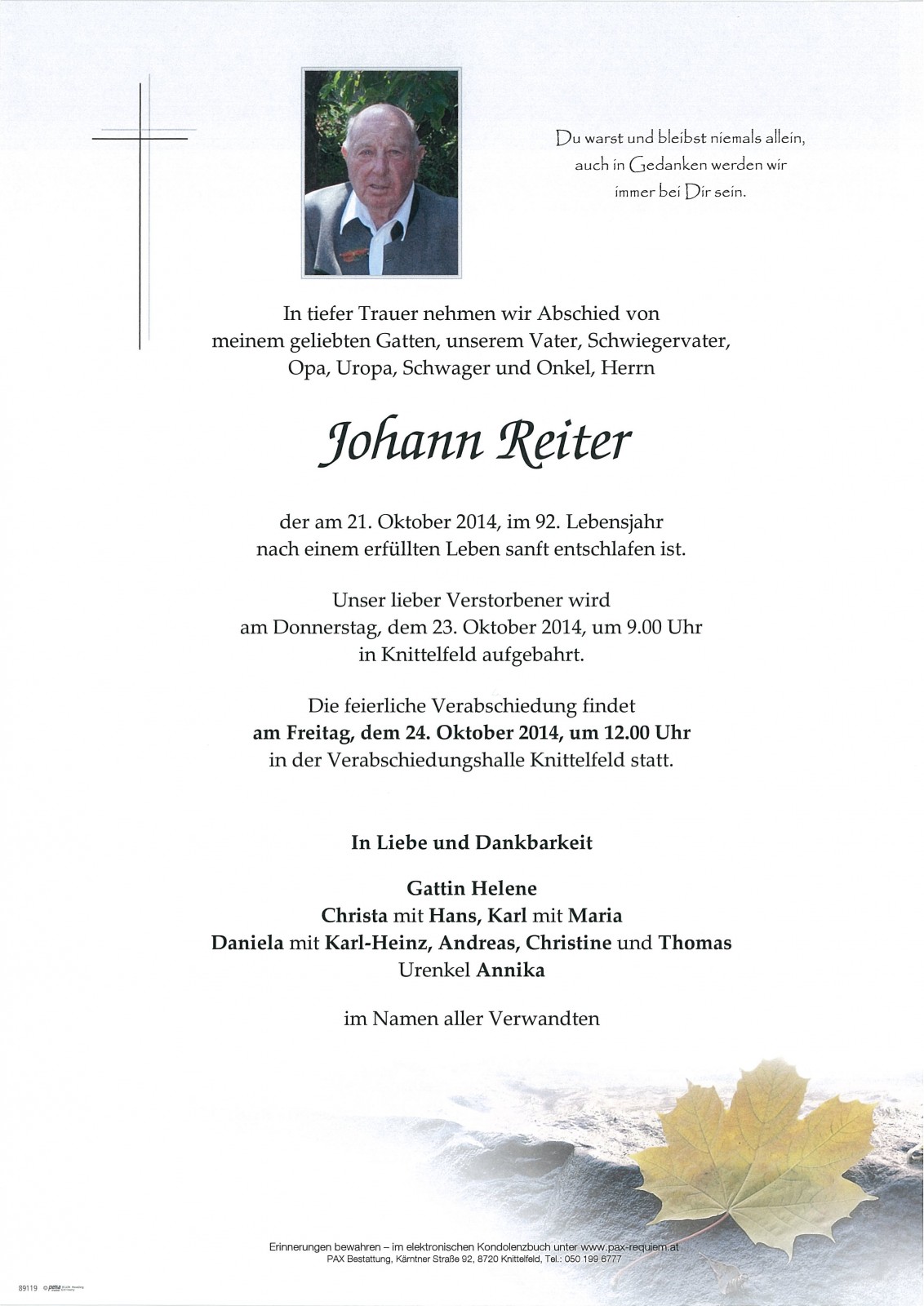 Parte Johann Reiter