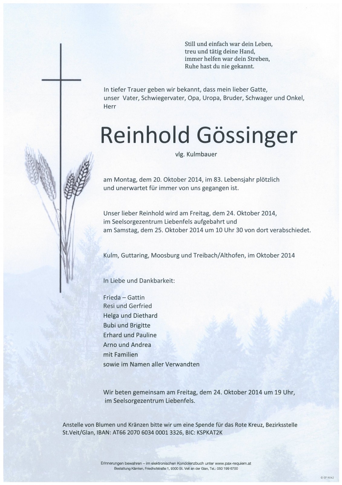 Parte Reinhold Gössinger