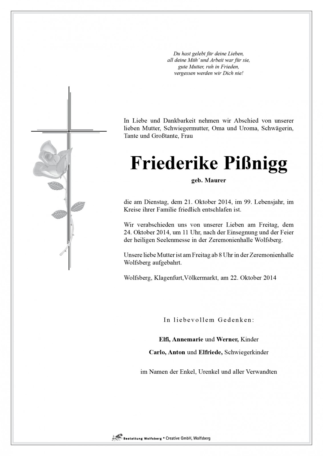 Parte Friederike Pißnigg