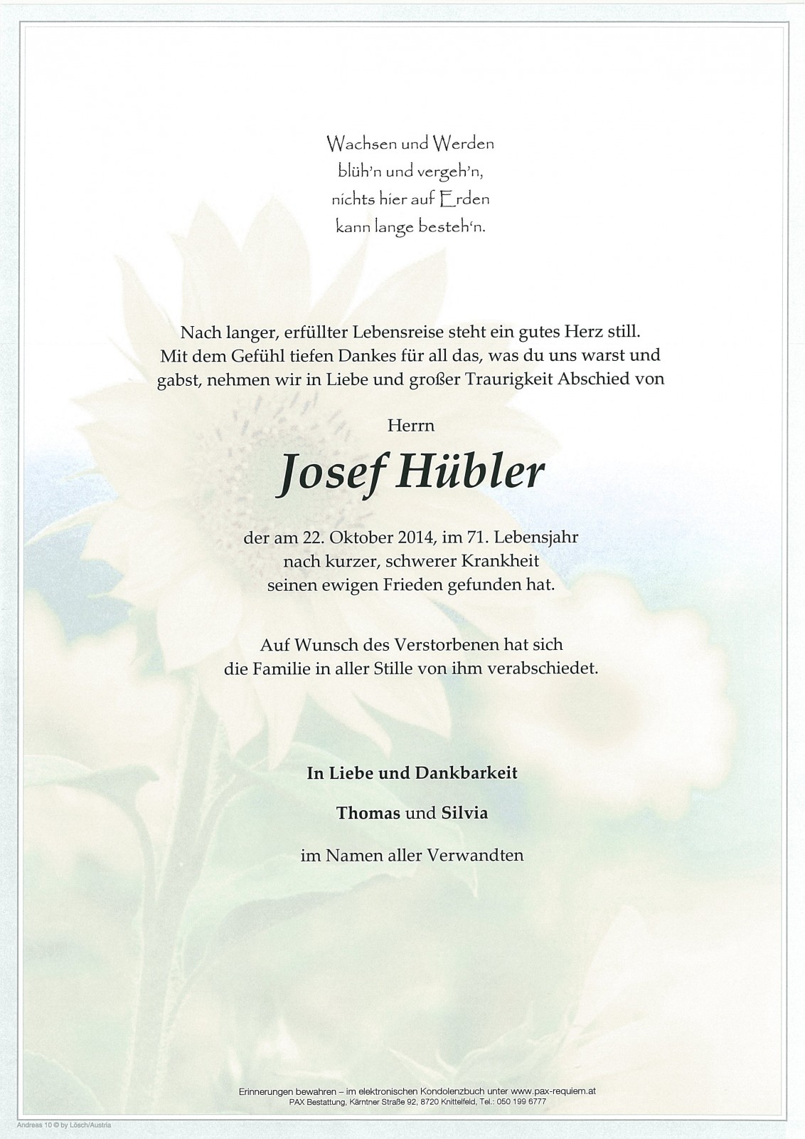 Parte Josef Hübler