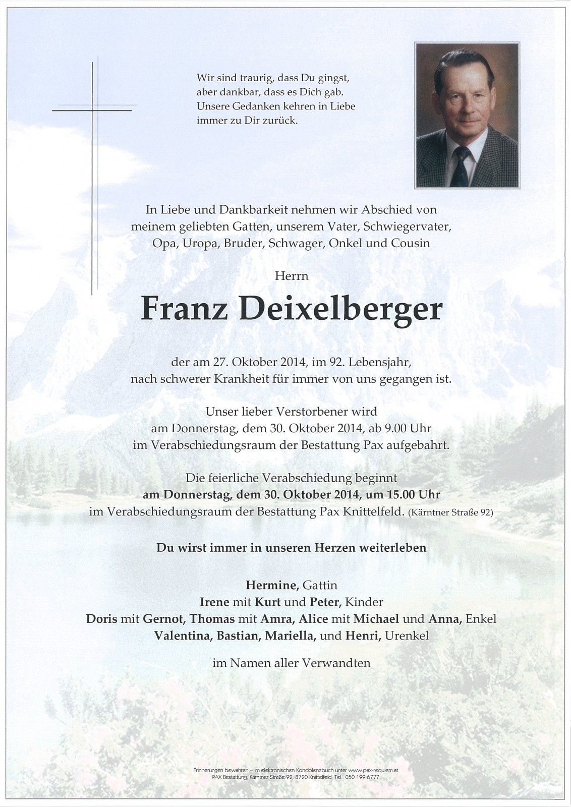 Parte Franz Deixelberger