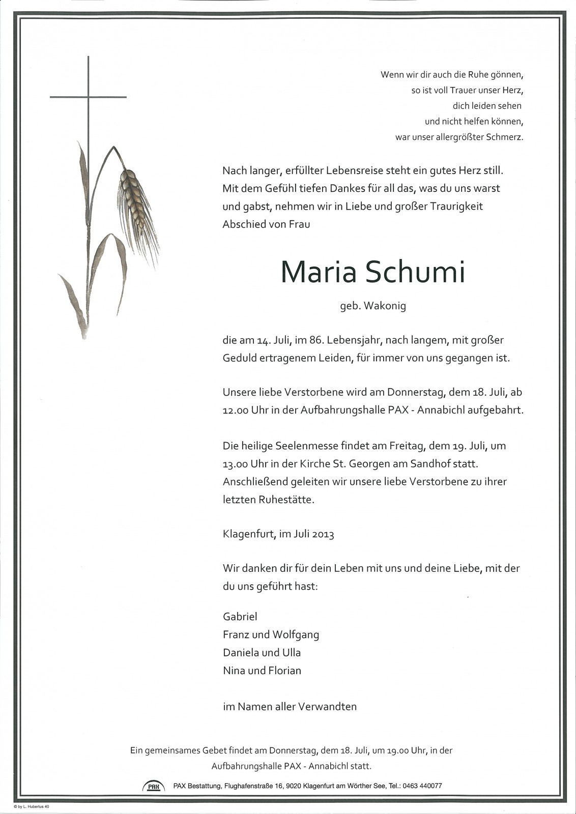 Parte Maria Schumi