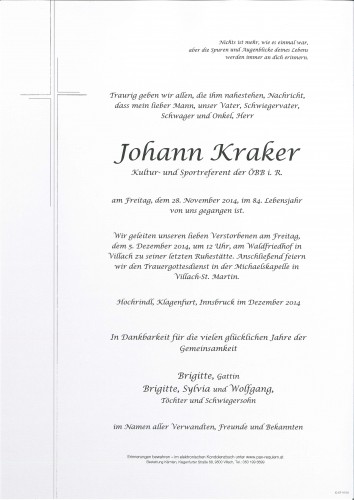 Johann Kraker