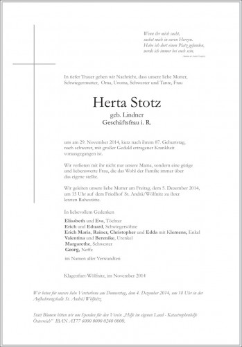 Herta Stotz
