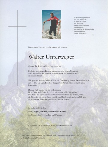 Walter Unterweger
