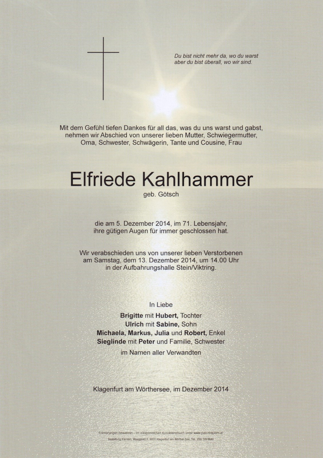 Parte Elfriede Kahlhammer