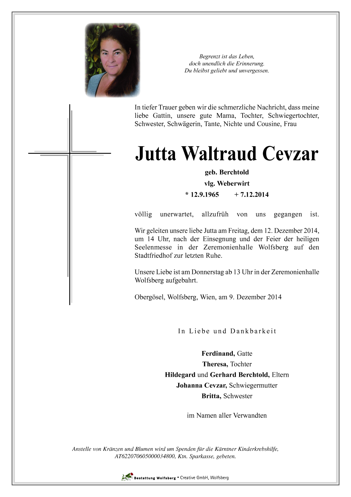 Parte Jutta Waltraud Cevzar