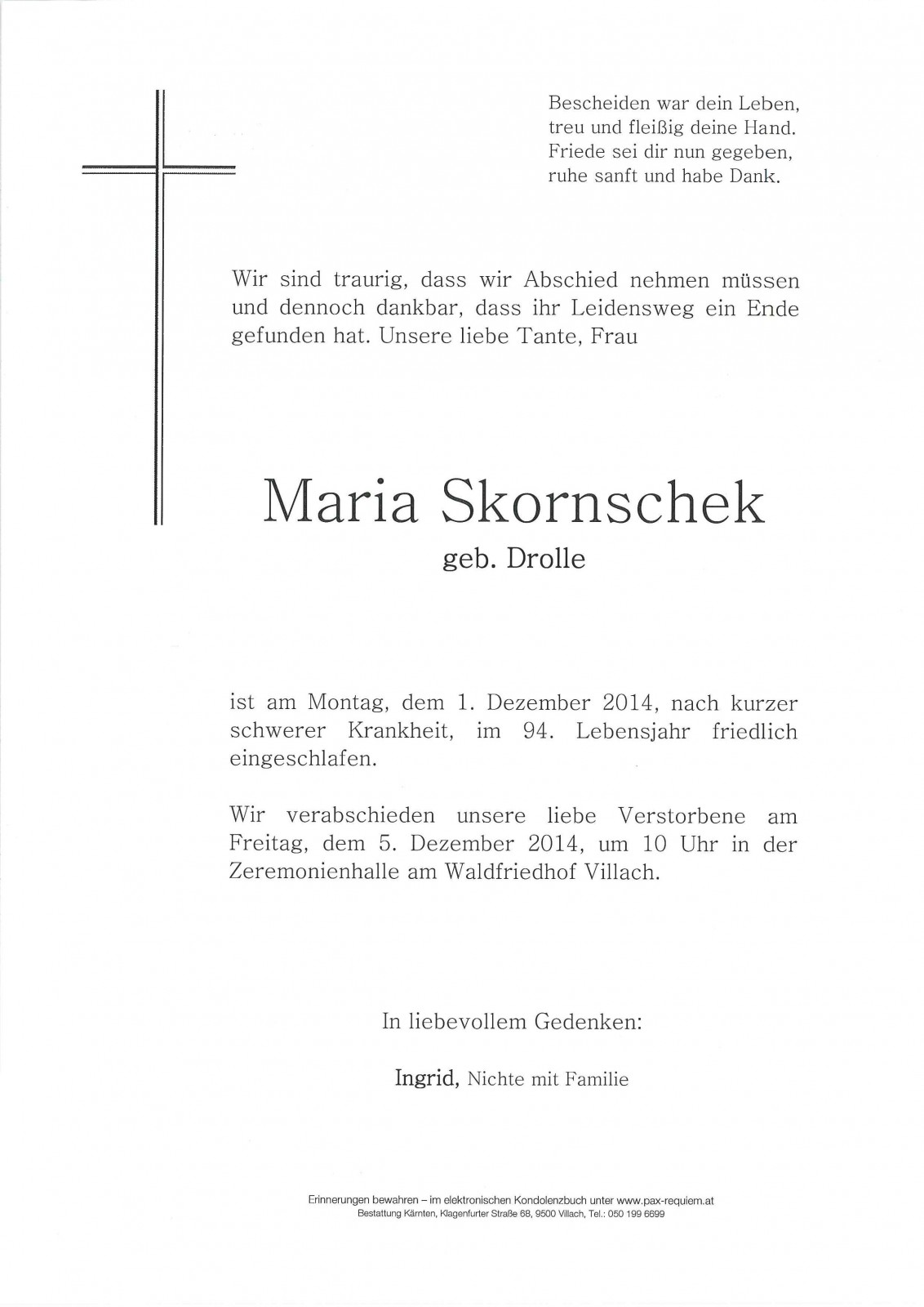 Parte Maria Skornschek