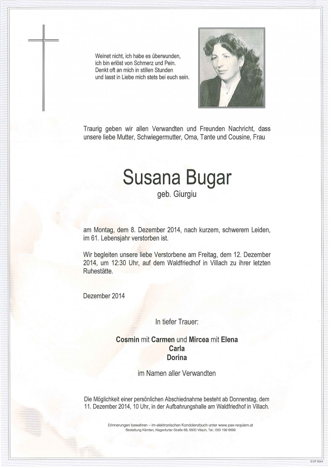 Parte Susana Bugar