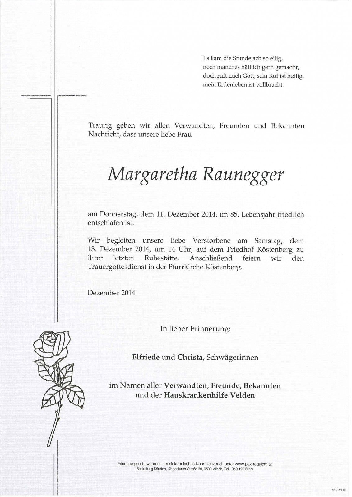 Parte Margaretha Raunegger