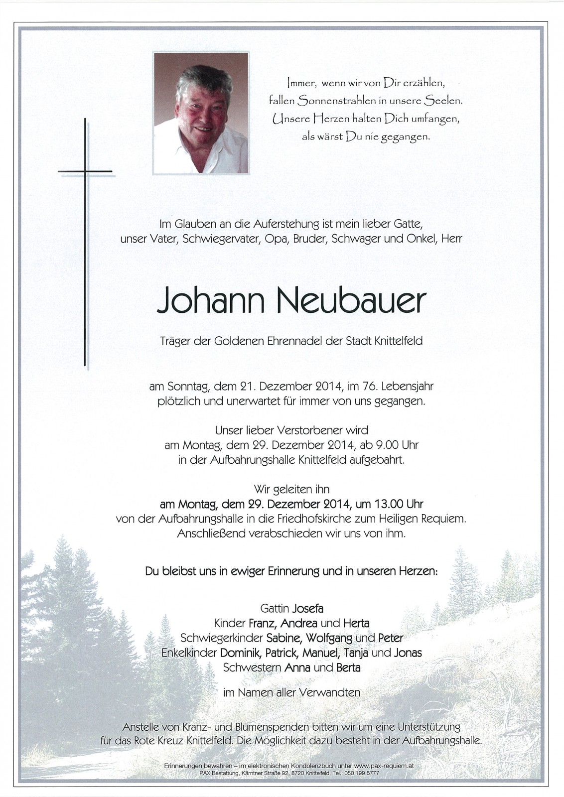 Parte Johann Neubauer