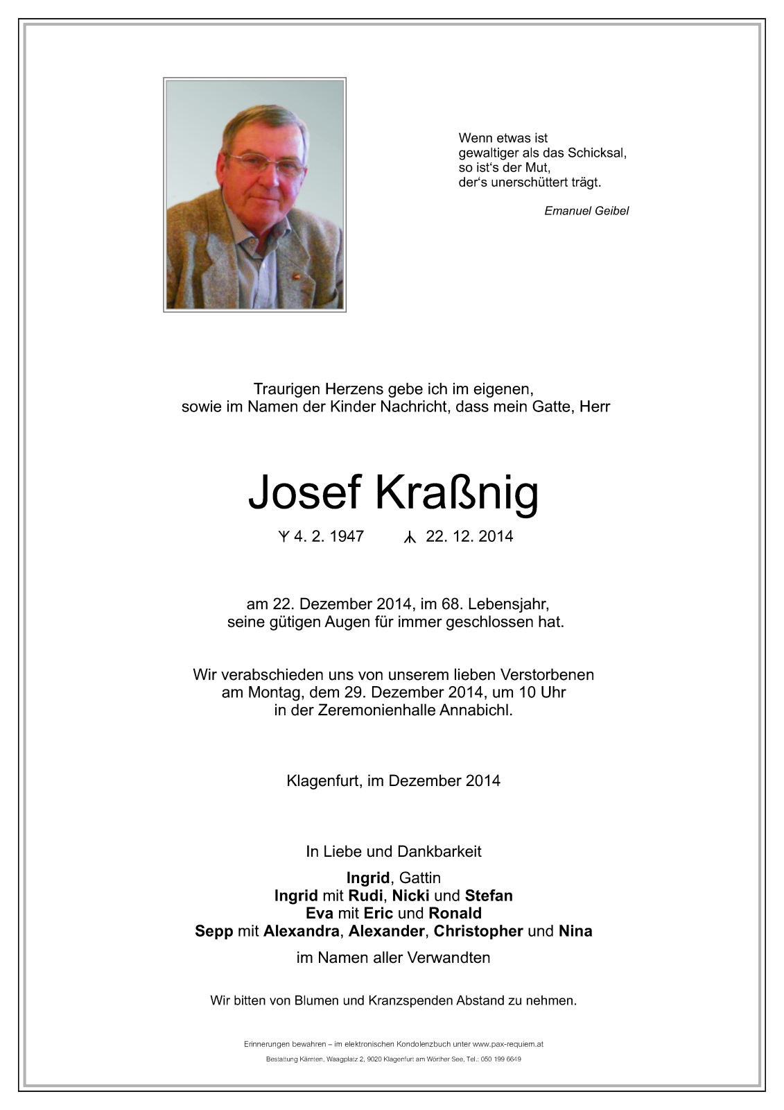 Parte Josef Manfred Kraßnig