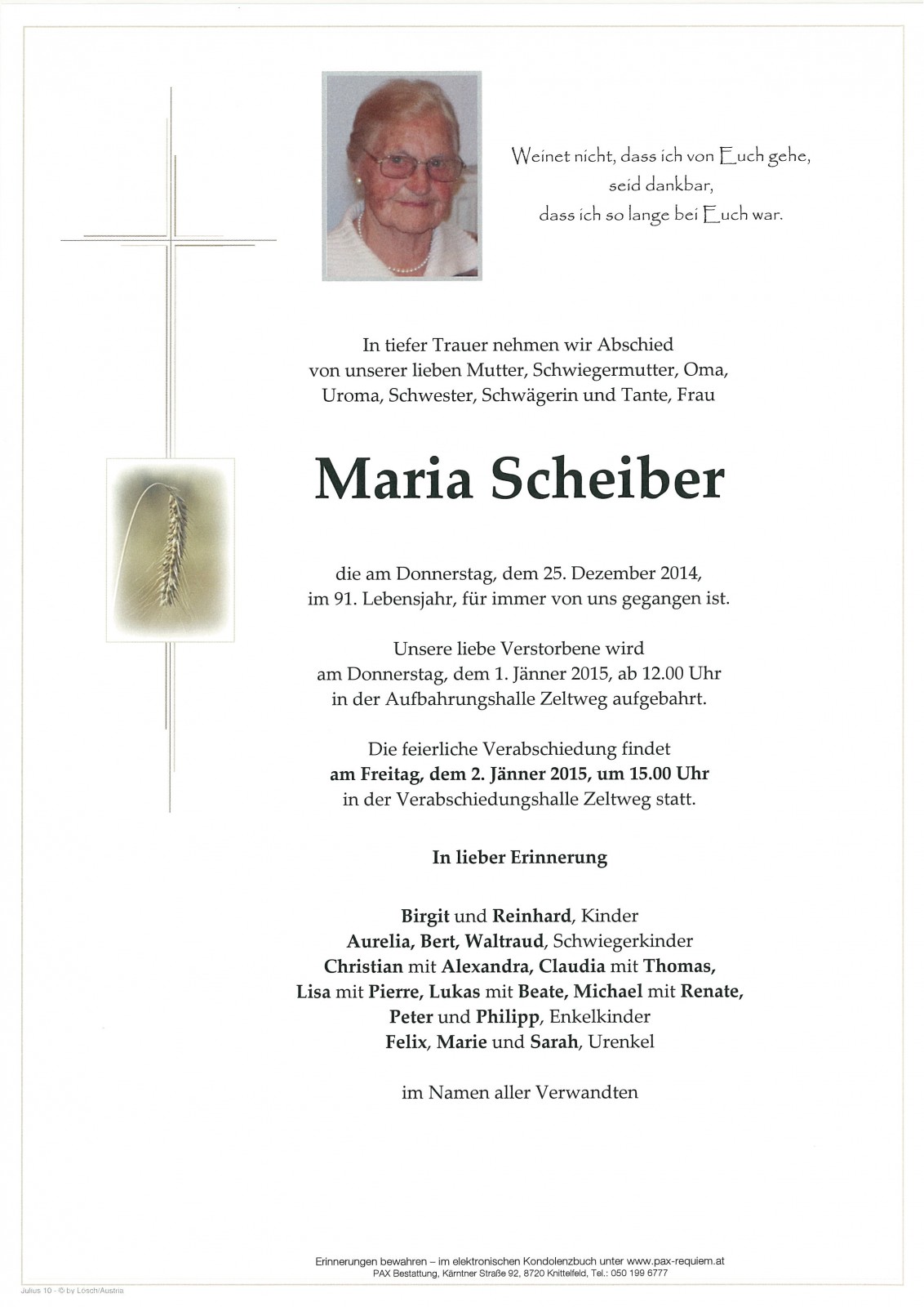 Parte Maria Scheiber