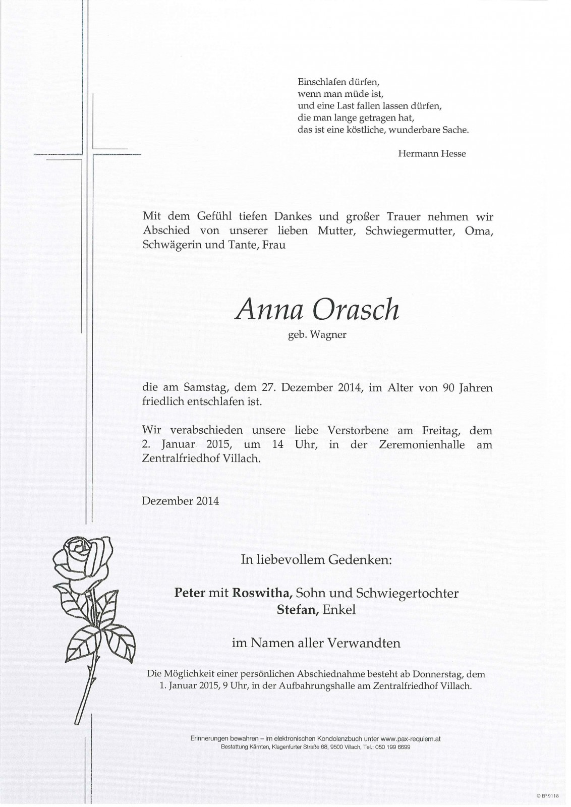 Parte Anna Orasch