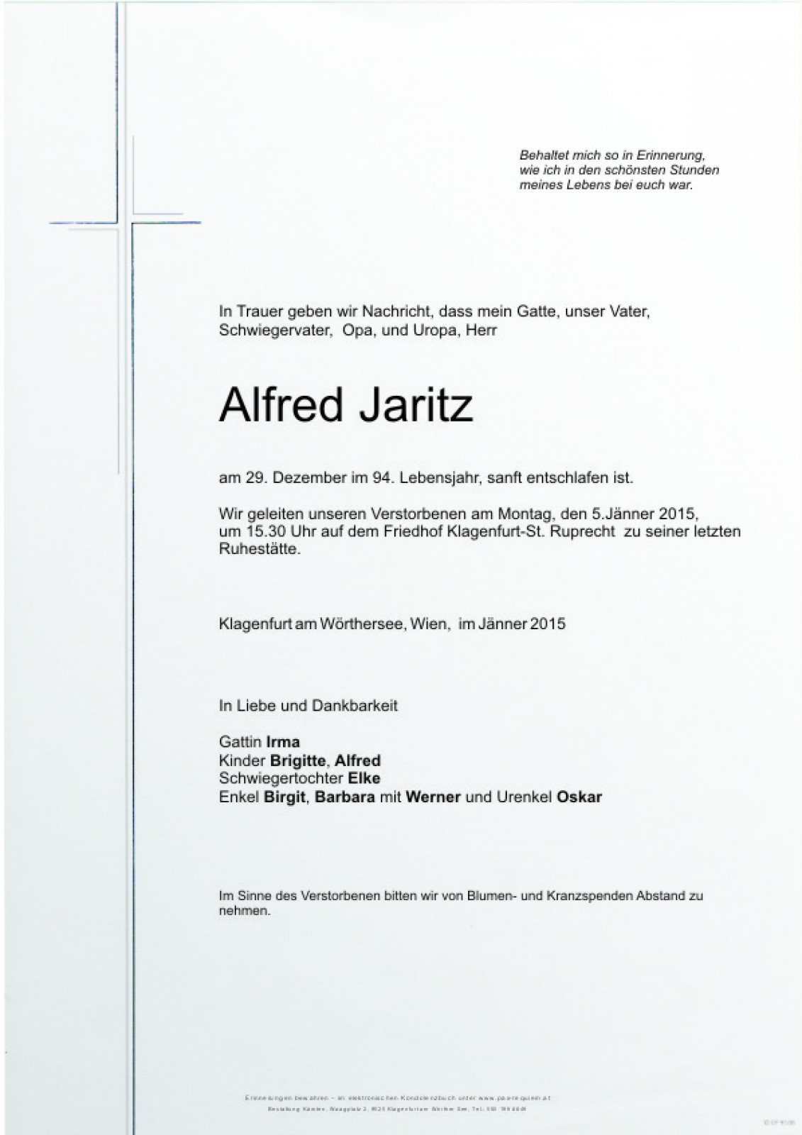Parte Alfred Jaritz