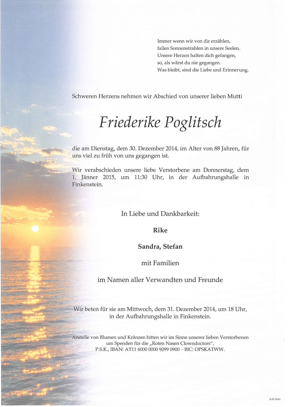 Parte Friederike Poglitsch