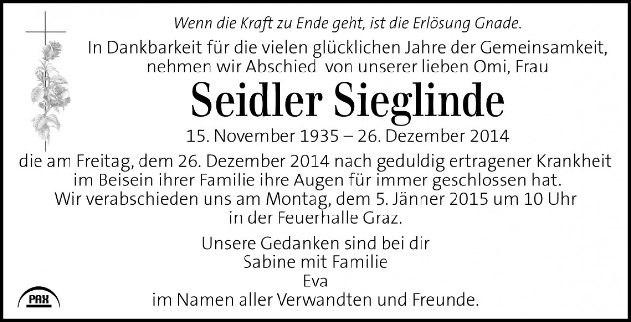 Parte Sieglinde Seidler