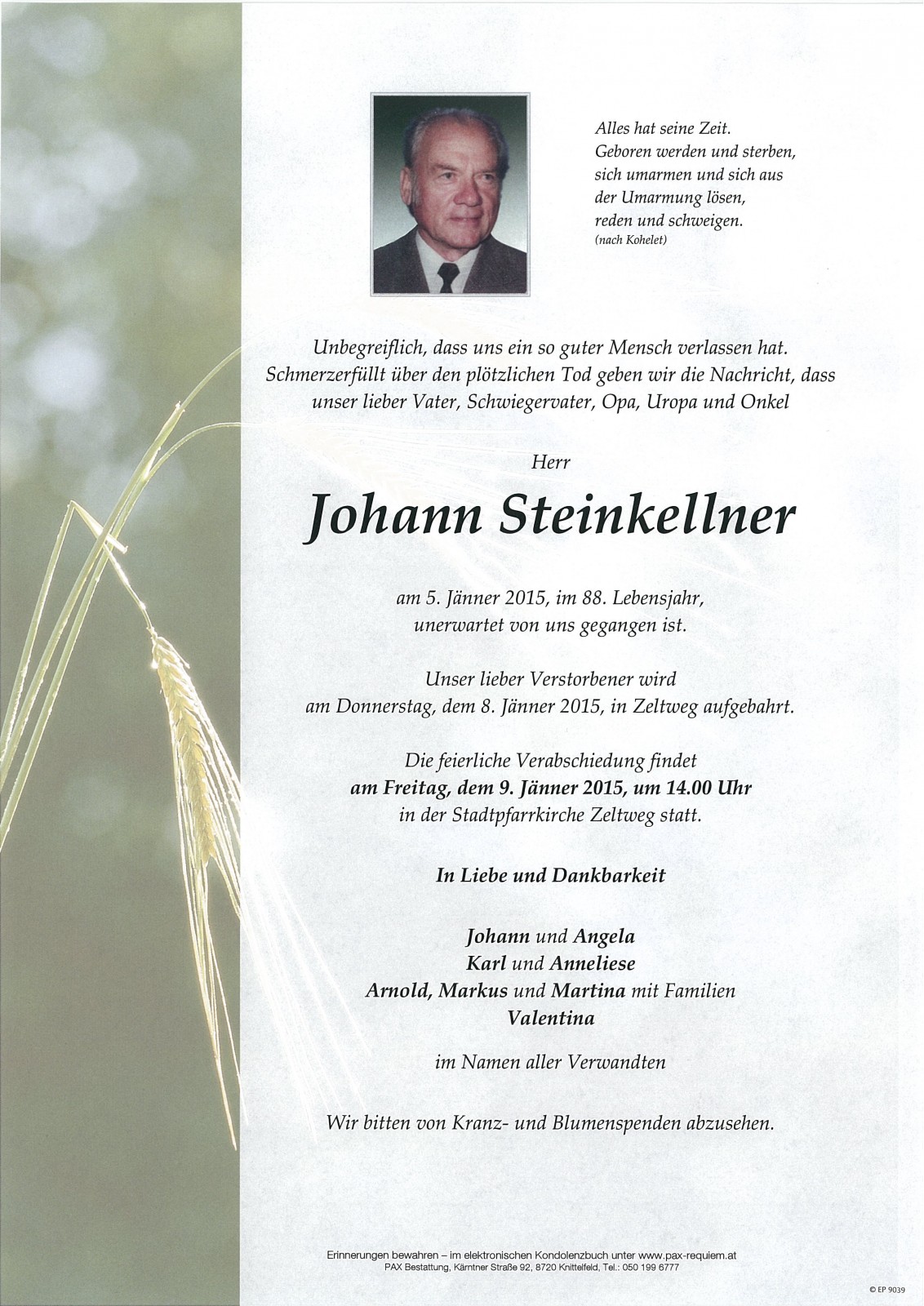 Parte Johann Steinkellner