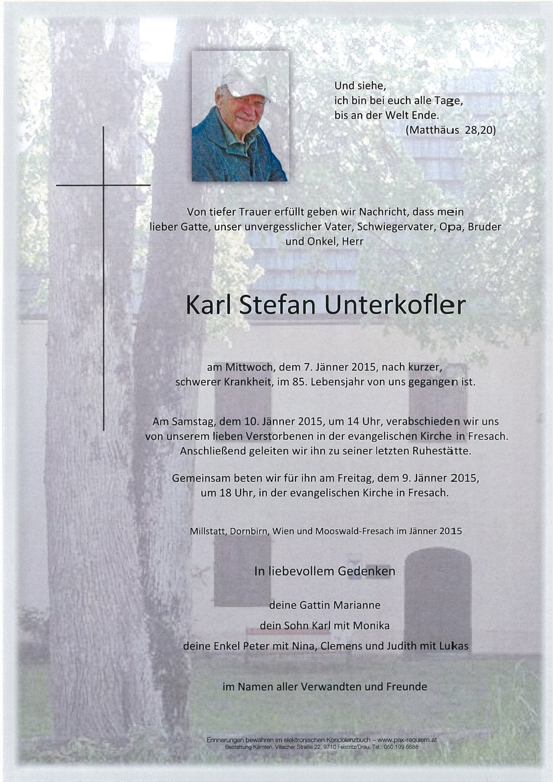 Parte Karl Stefan Unterkofler