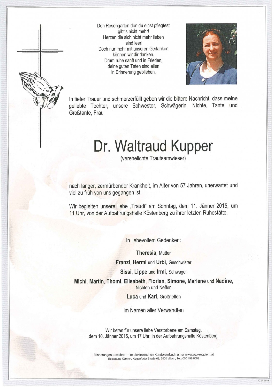 Parte Dr. Waltraud Kupper (Trautsamwieser)