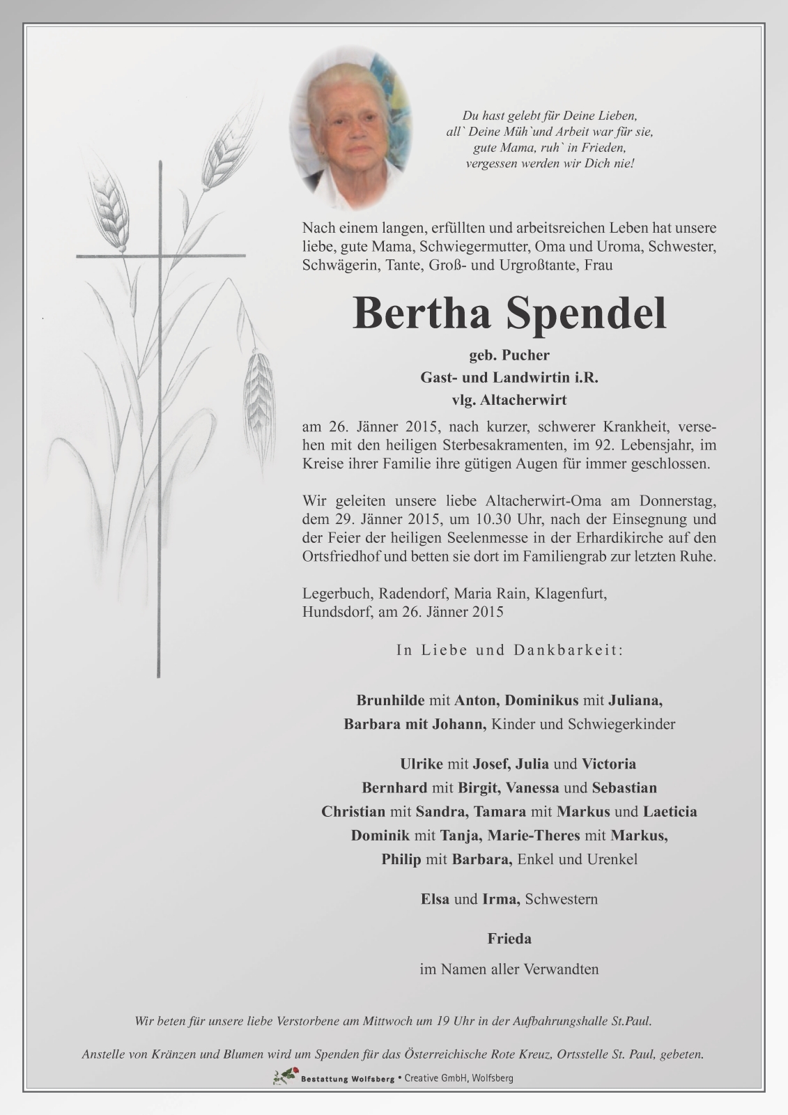 Parte Bertha Spendel