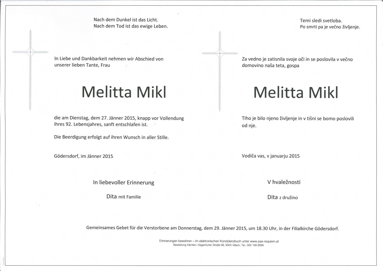 Parte Melitta Mikl