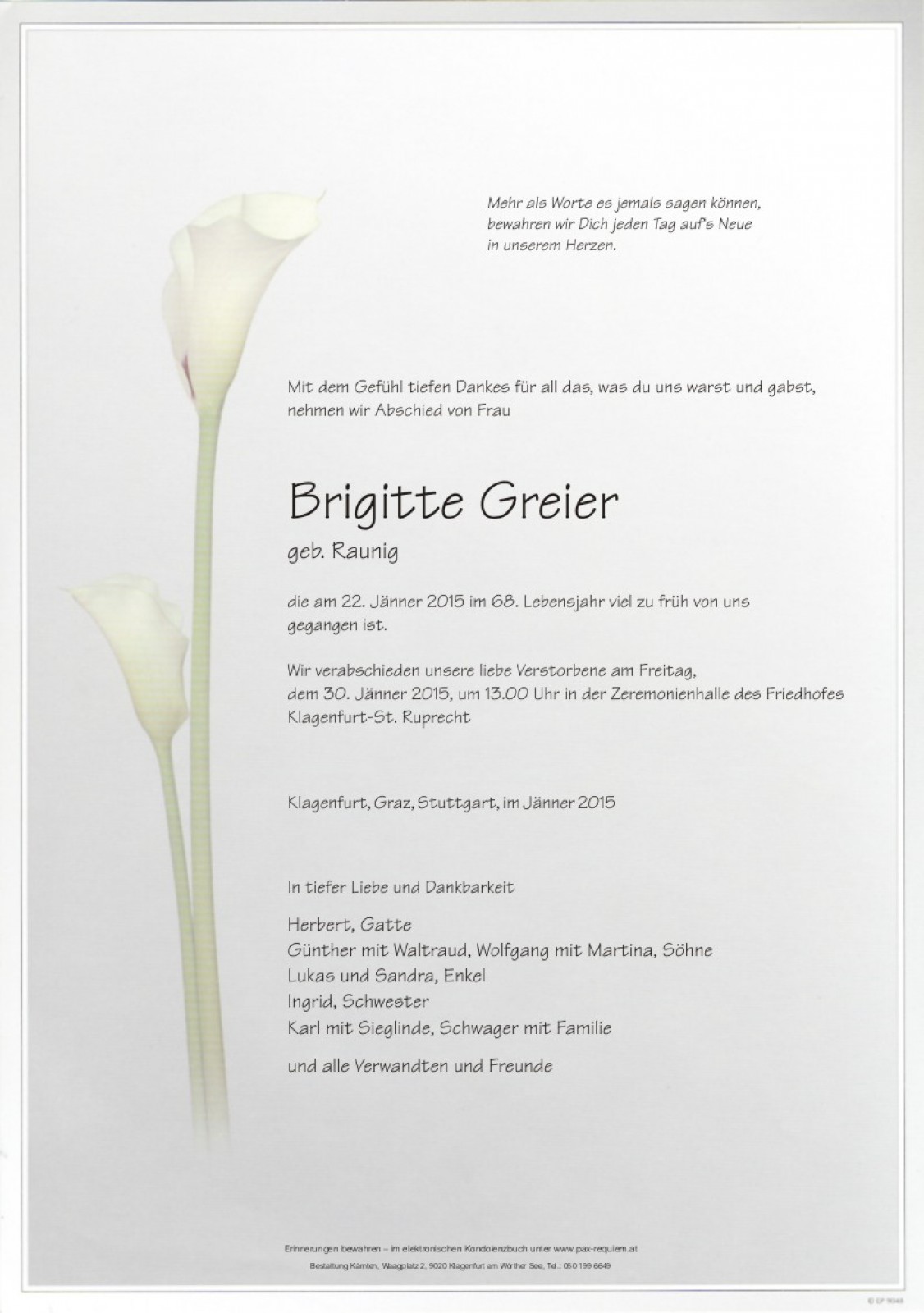 Parte Brigitte Greier