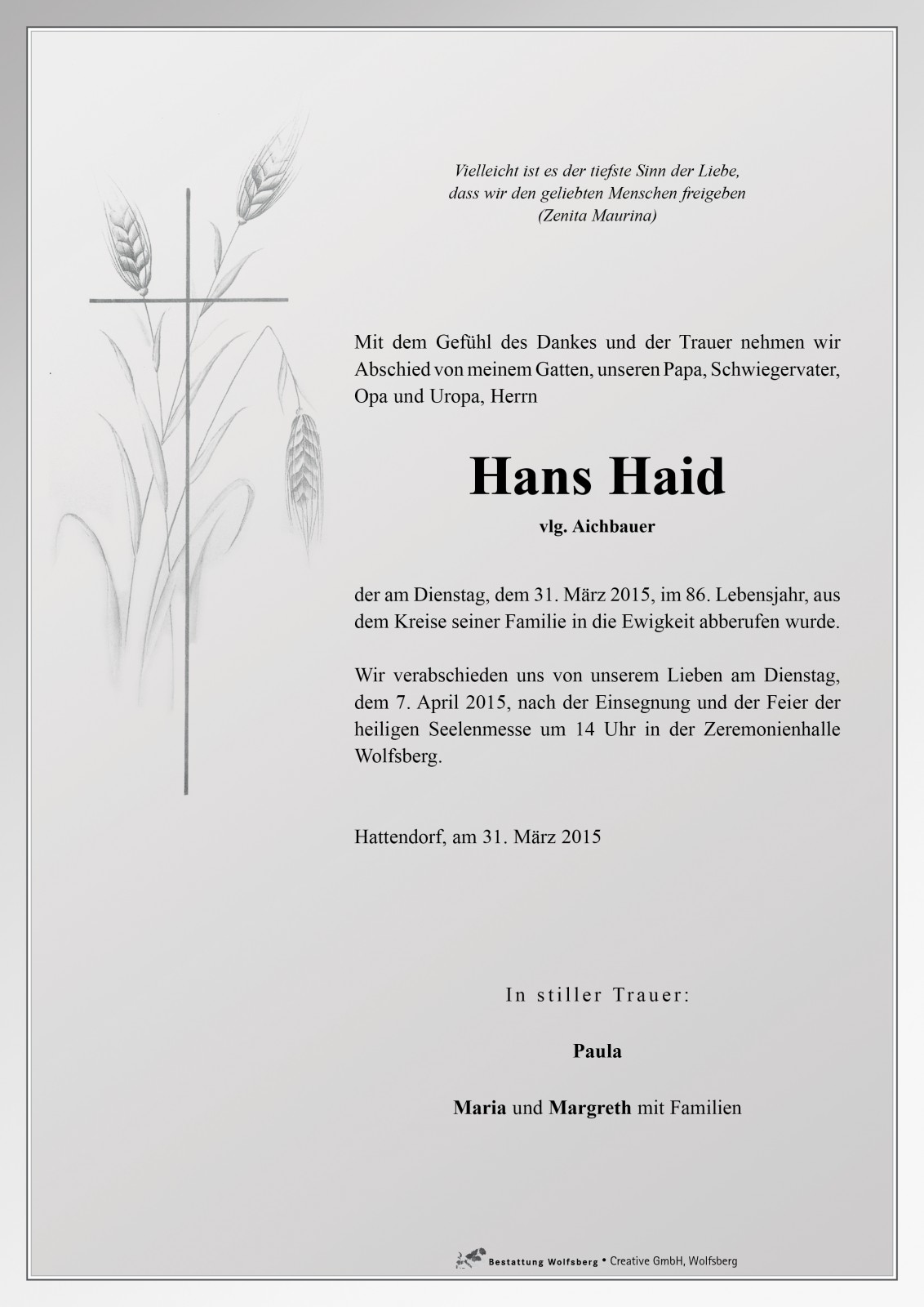 Parte Johann Haid
