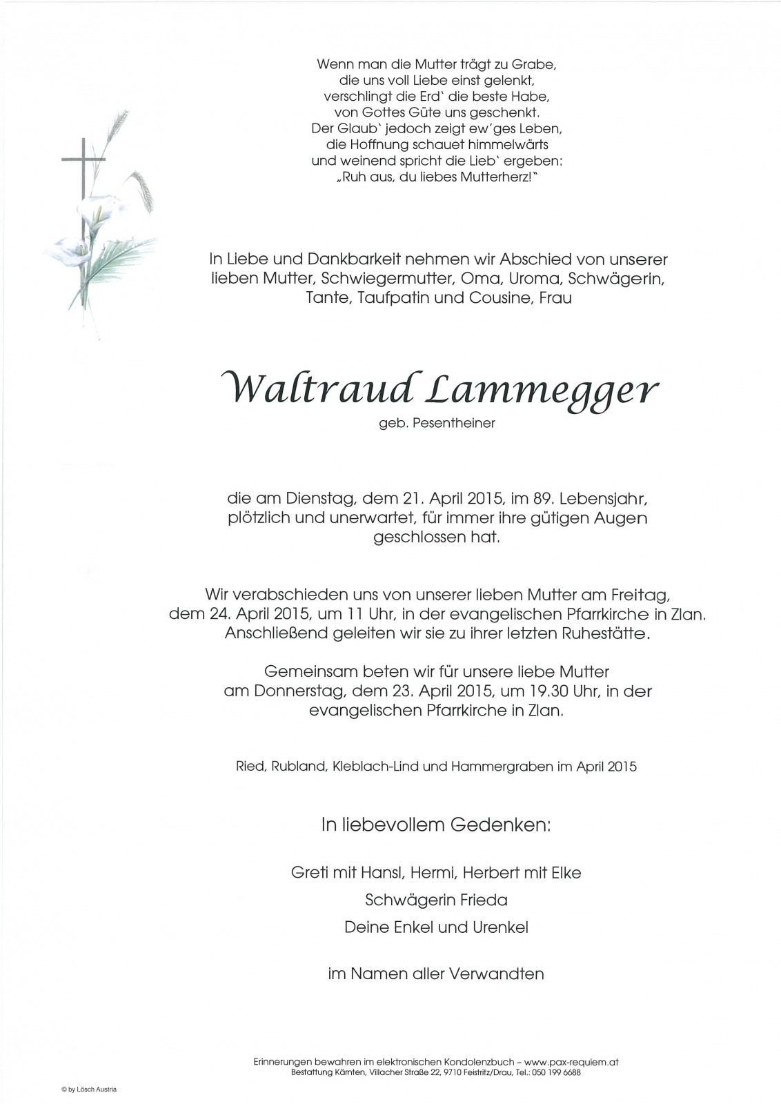 Parte Waltraud Lammegger