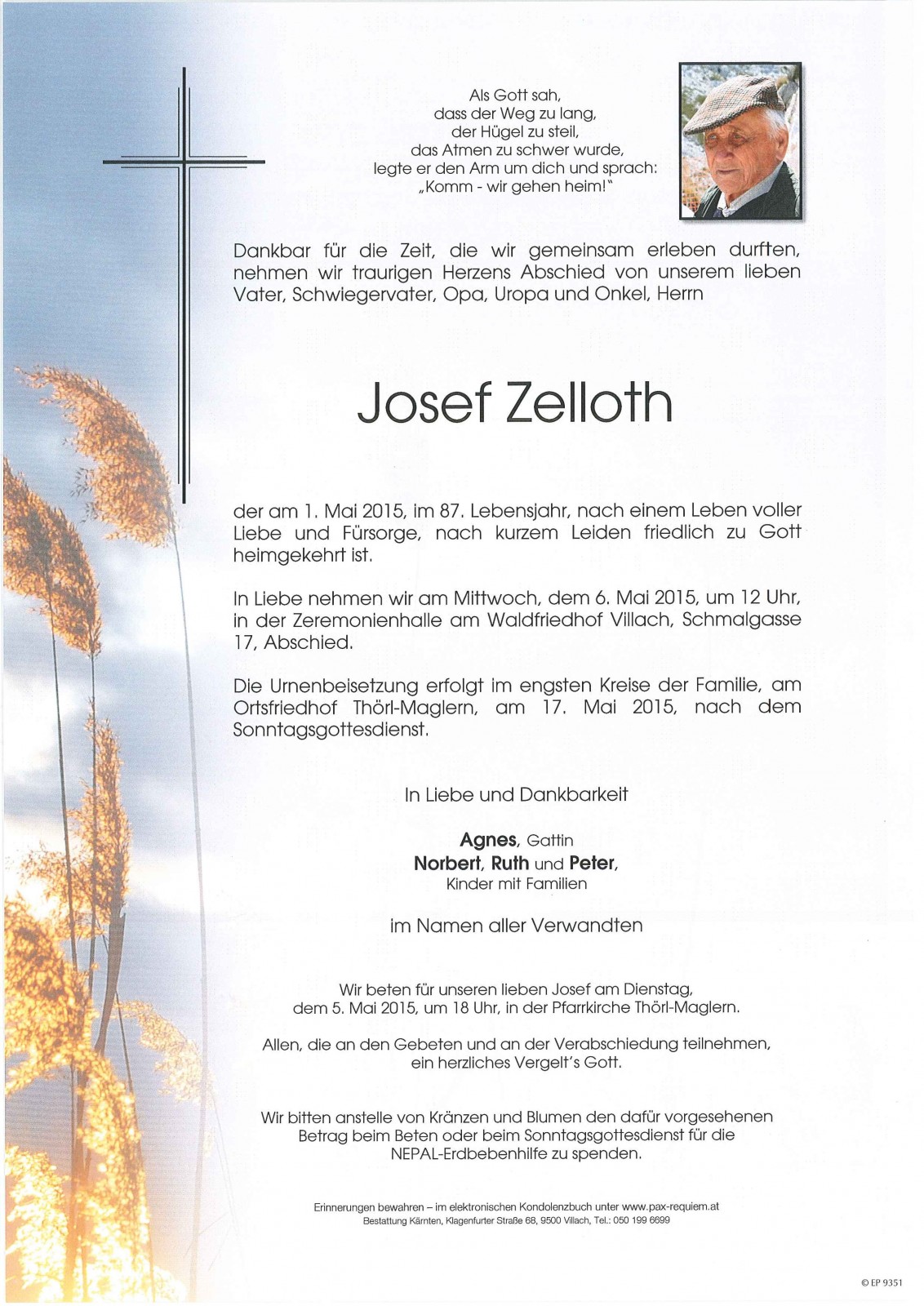 Parte Josef Zelloth
