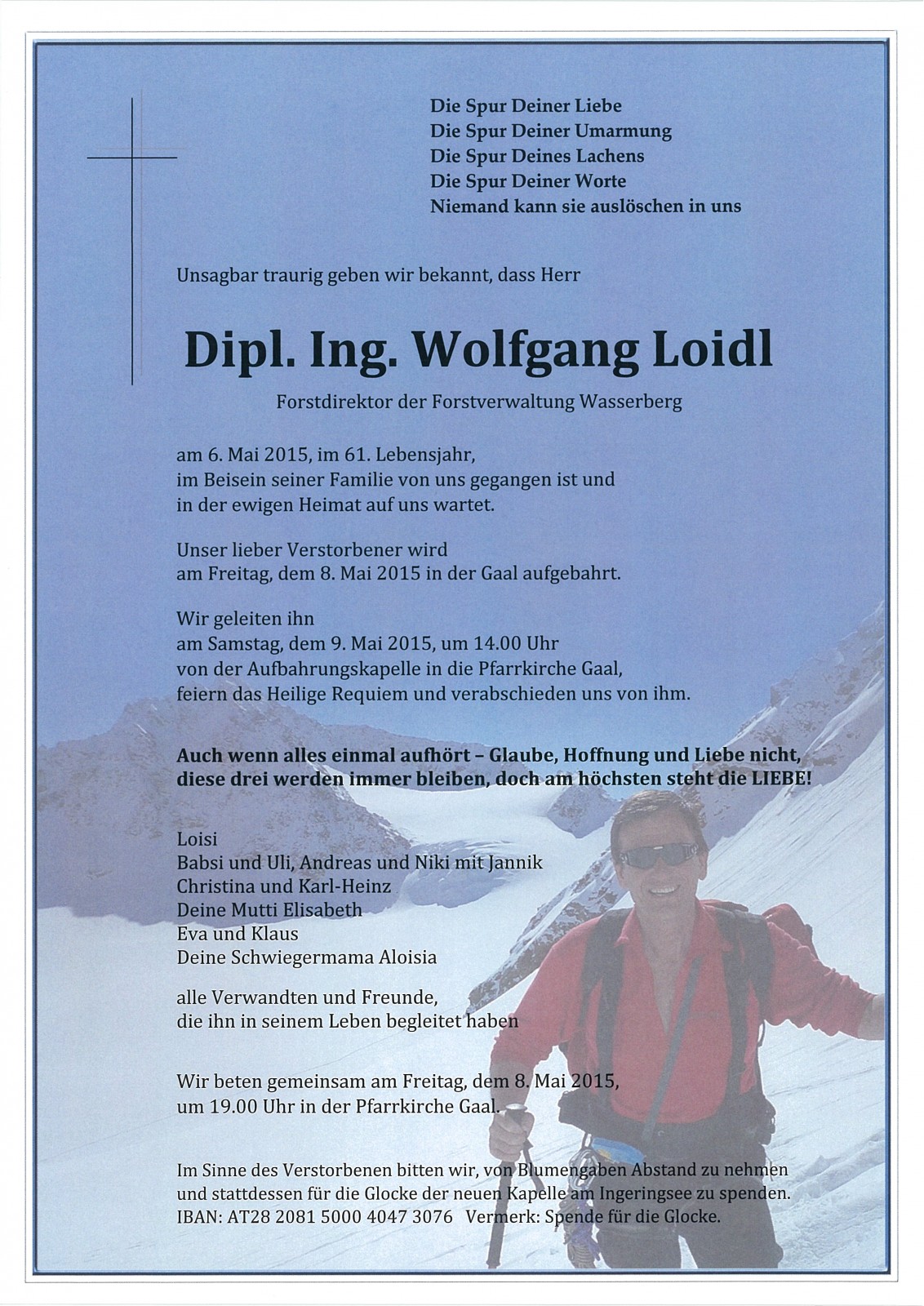 Parte Dipl. Ing. Wolfgang Loidl
