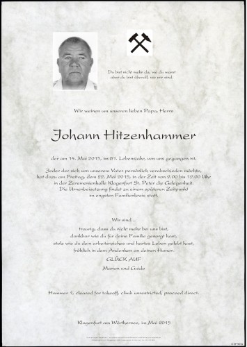 Johann Hitzenhammer 