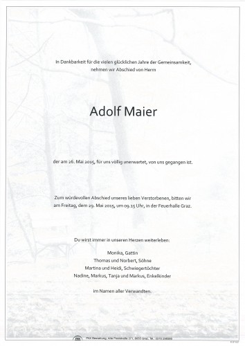 Adolf Maier