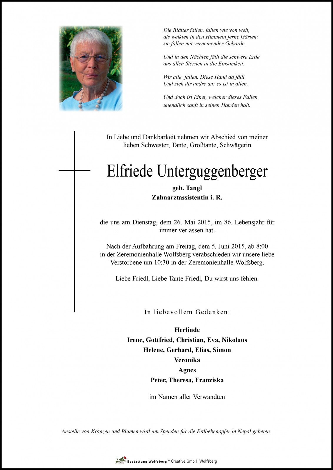 Parte Elfriede Unterguggenberger