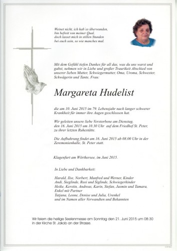Margareta Hudelist