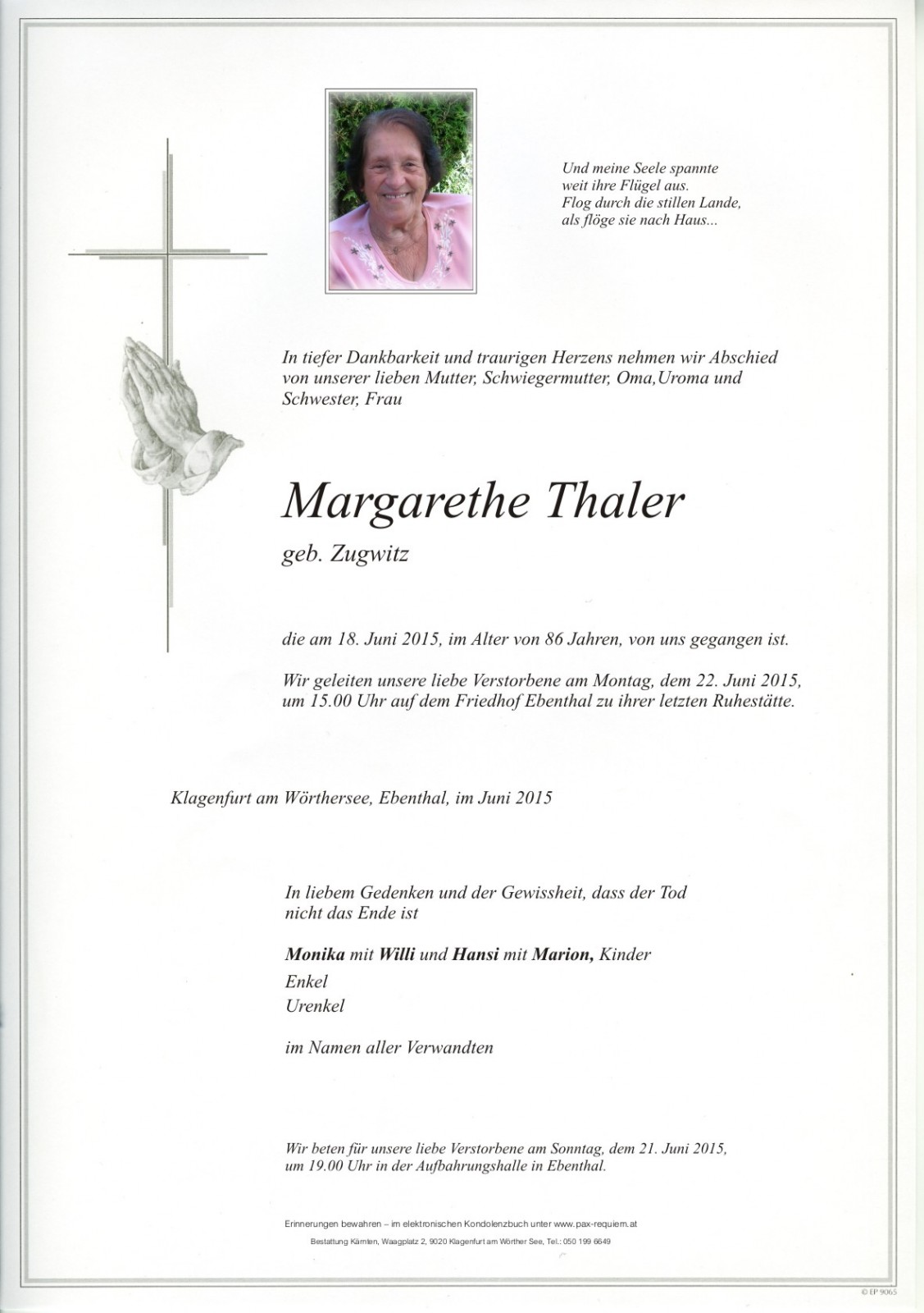Parte Margarethe Thaler