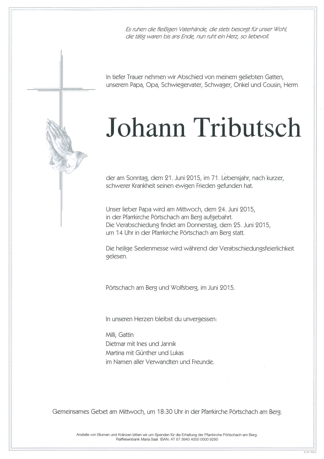 Parte Johann Tributsch