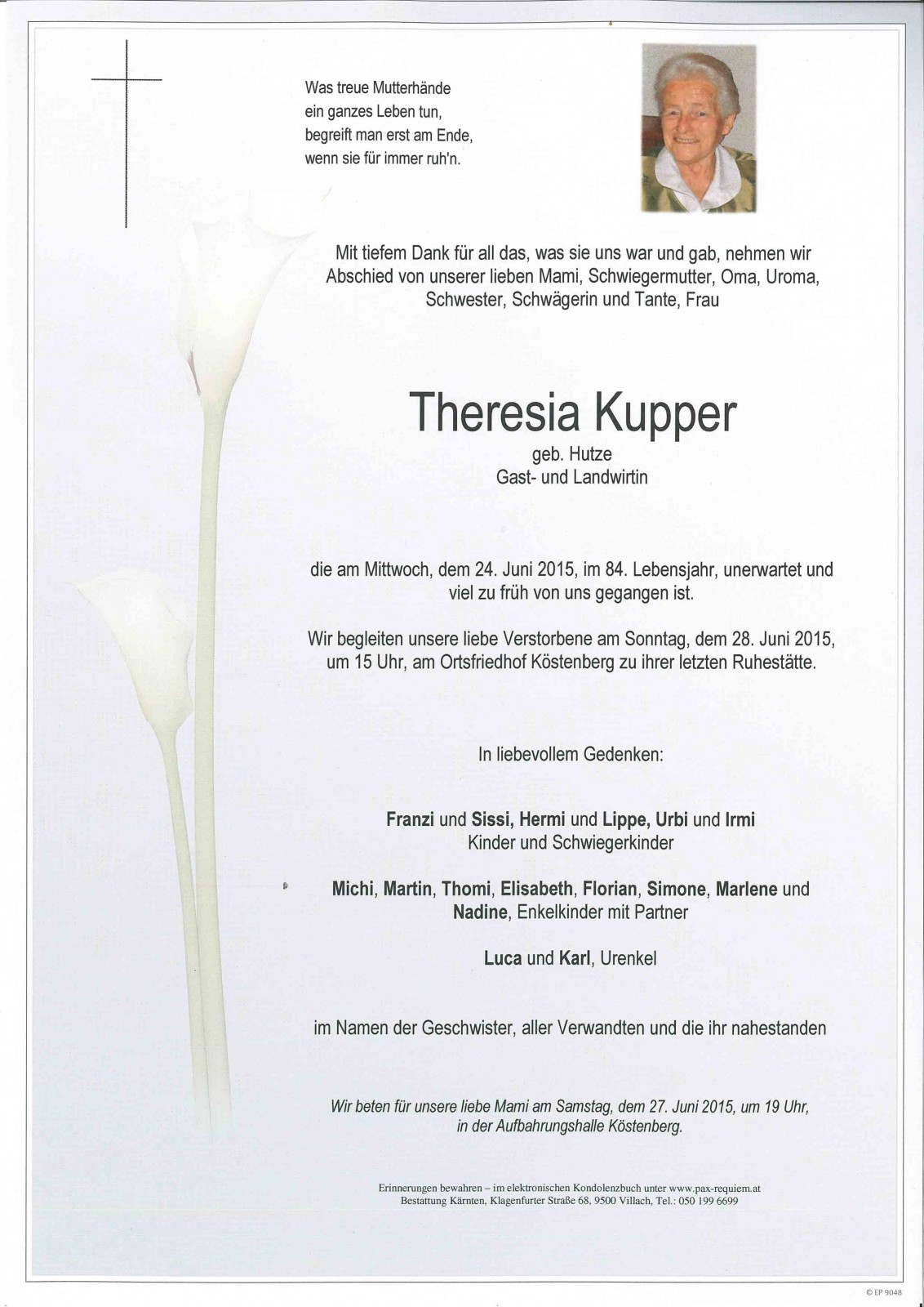 Parte Theresia Kupper