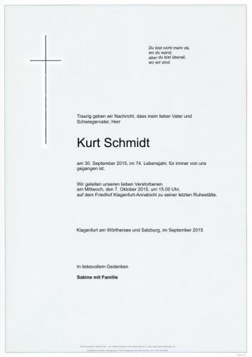 Kurt Schmidt 