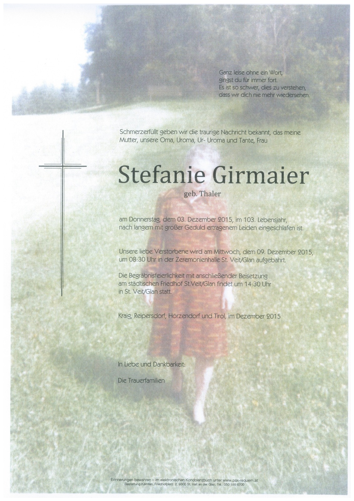 Parte Stefanie Girmaier  geb. Thaler