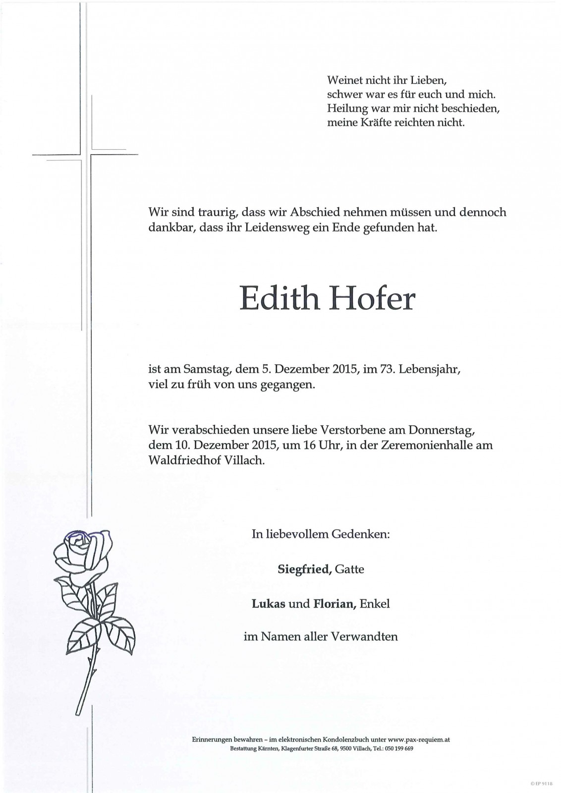 Parte Edith Hofer
