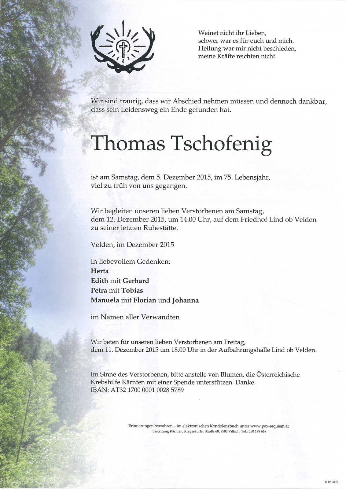 Parte Thomas Tschofenig
