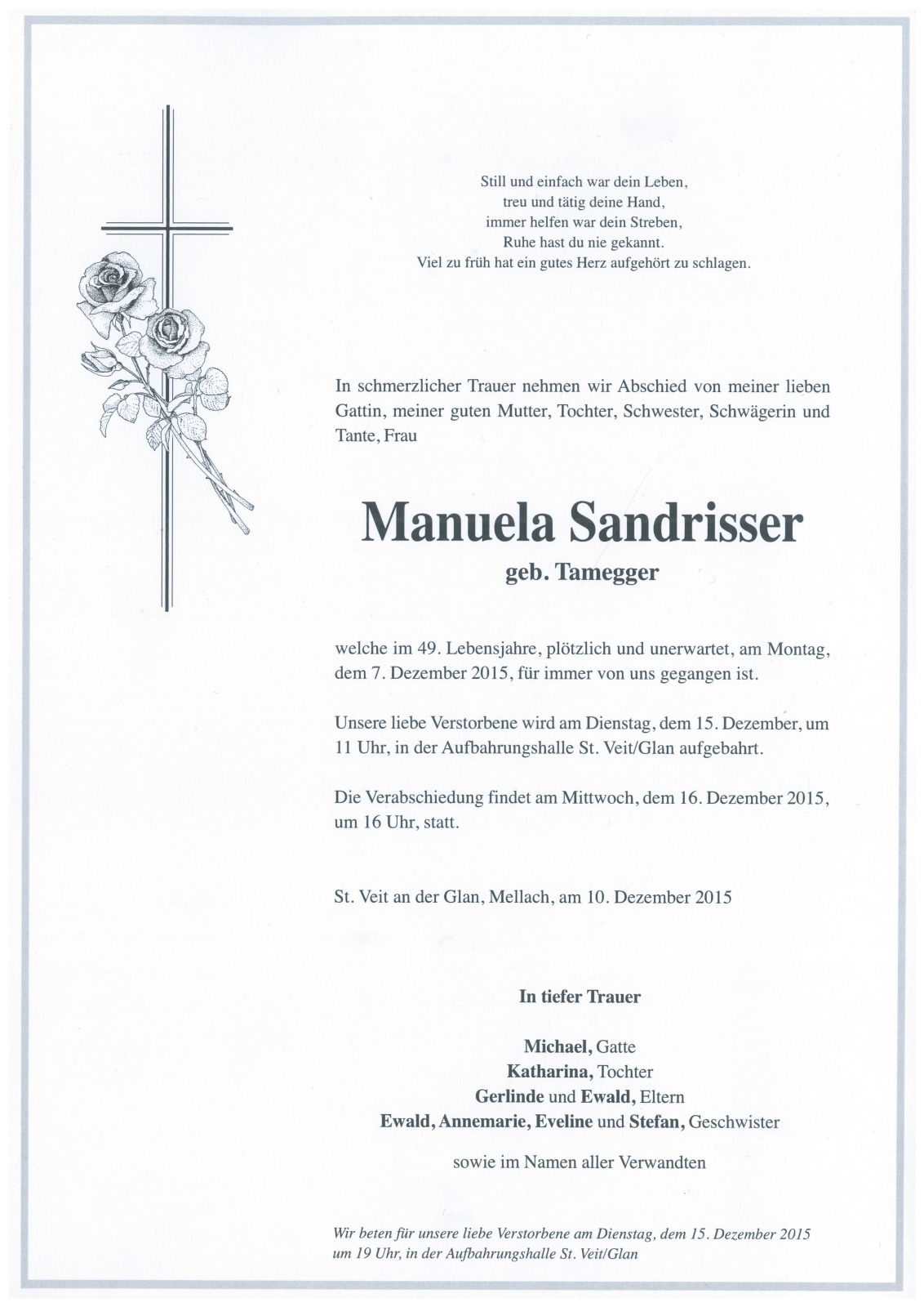 Parte Manuela Sandrisser geb. Tamegger