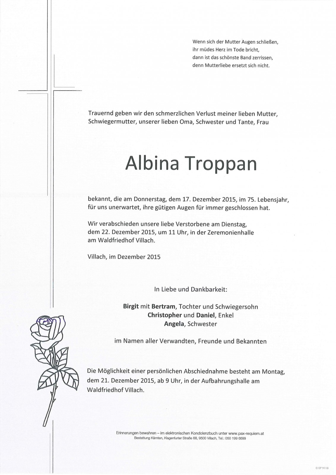 Parte Albina Troppan