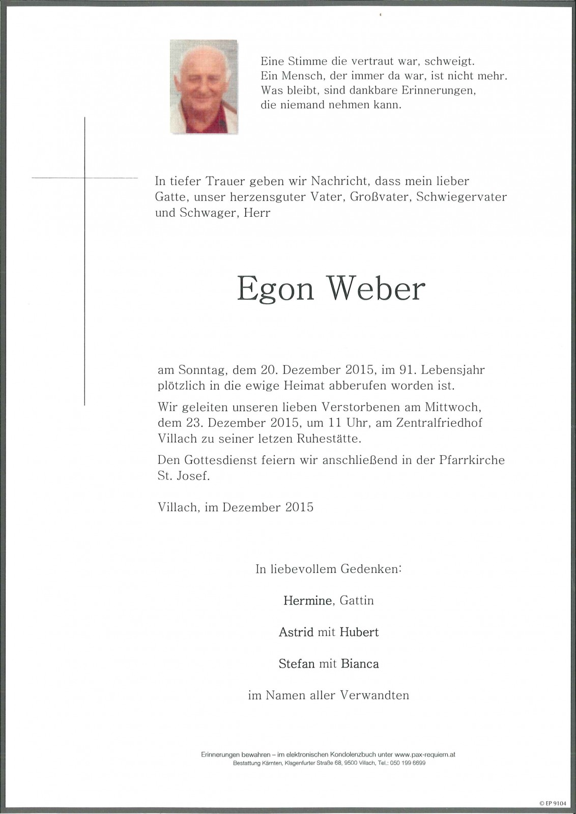 Parte Egon Weber