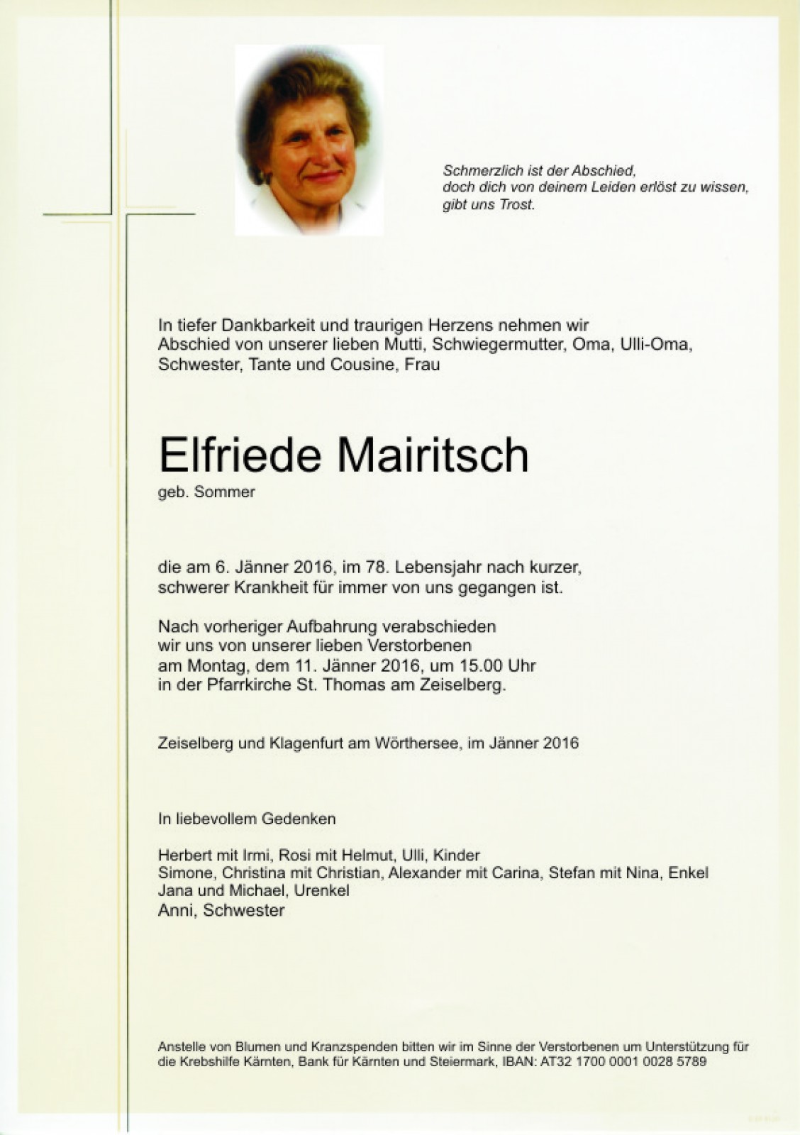 Parte Elfriede Mairitsch
