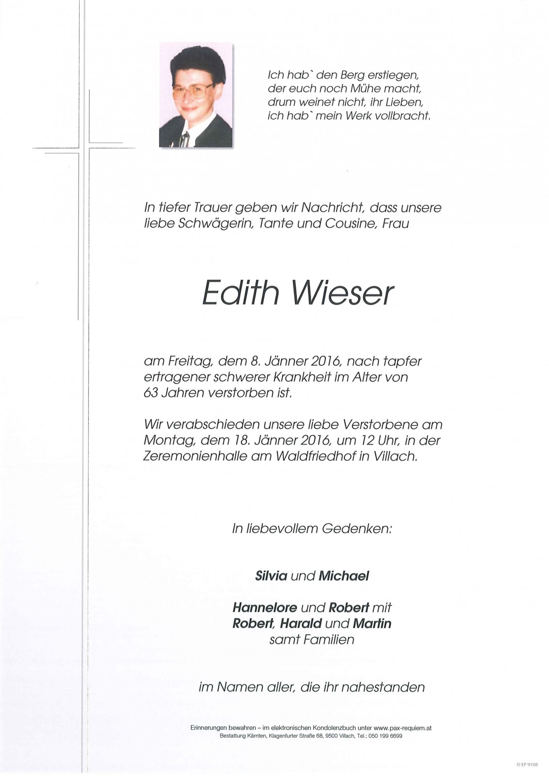 Parte Edith Wieser